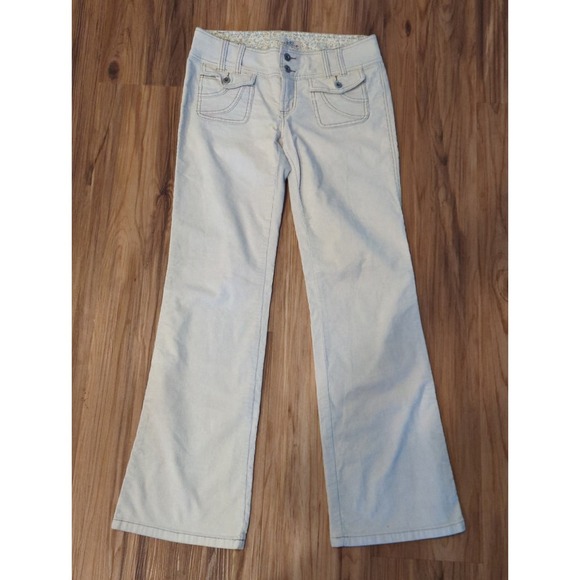 Wear It Declare It Cream Corduroy Vintage Straight Leg Pants 9 - Picture 1 of 6